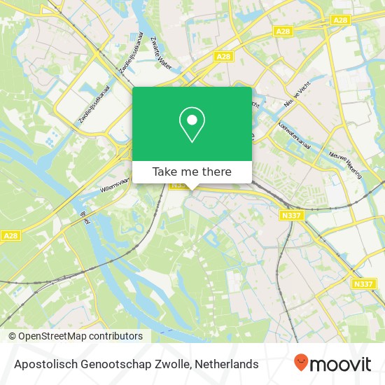 Apostolisch Genootschap Zwolle map