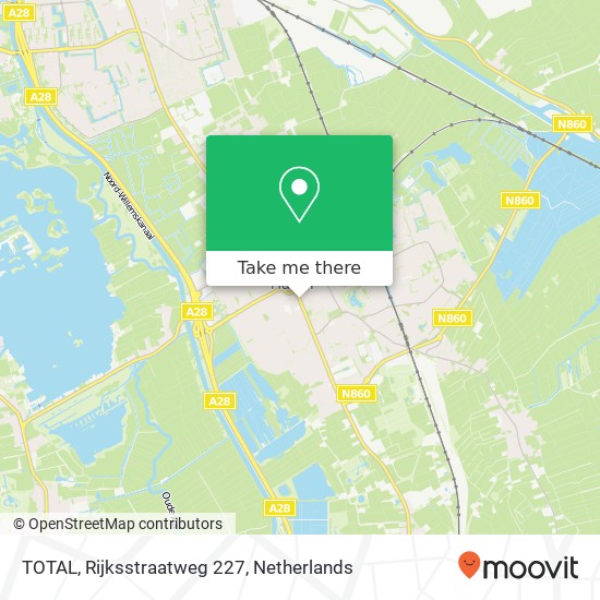 TOTAL, Rijksstraatweg 227 map