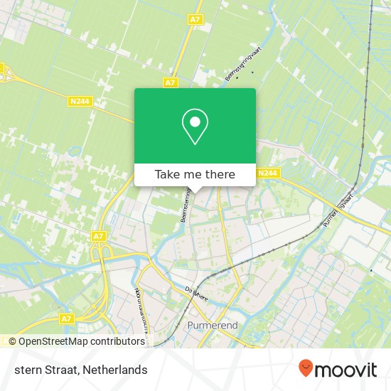 stern Straat map