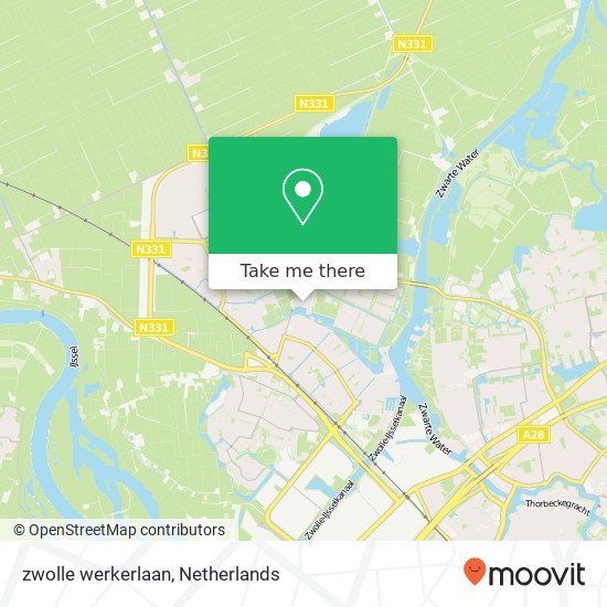 zwolle werkerlaan Karte