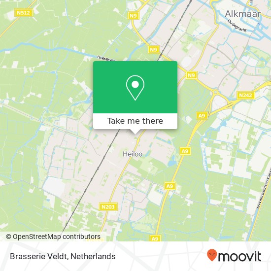 Brasserie Veldt map