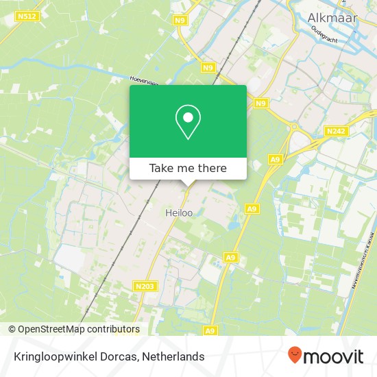 Kringloopwinkel Dorcas Karte