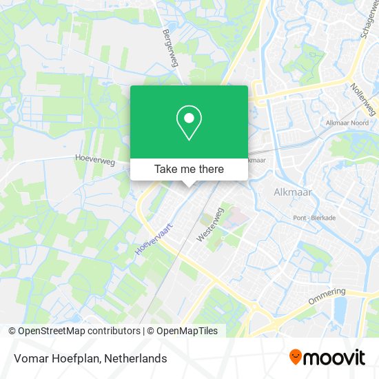 Vomar Hoefplan map