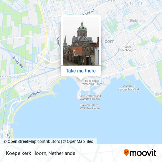 Koepelkerk Hoorn map