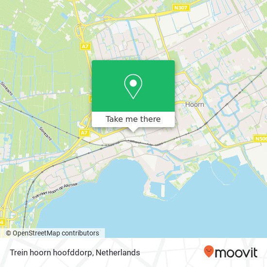 Trein hoorn hoofddorp map