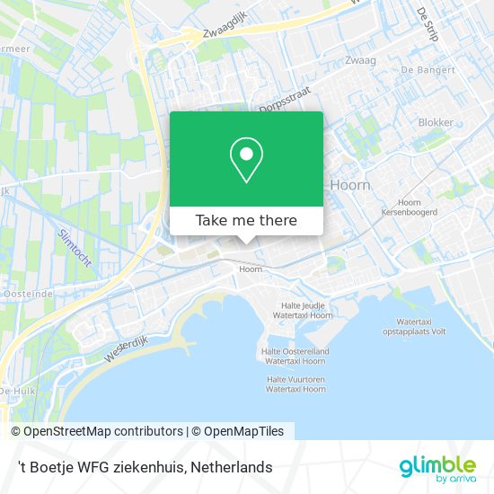 't Boetje WFG ziekenhuis map