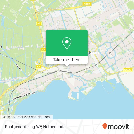 Rontgenafdeling WF map