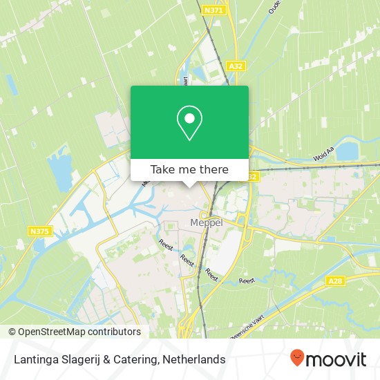 Lantinga Slagerij & Catering map