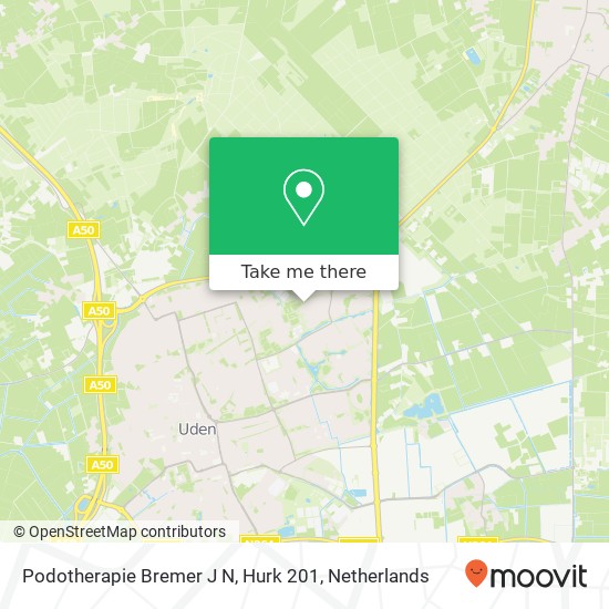 Podotherapie Bremer J N, Hurk 201 map