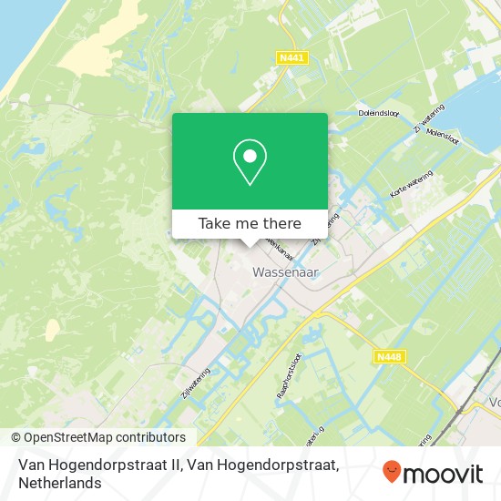 Van Hogendorpstraat II, Van Hogendorpstraat map