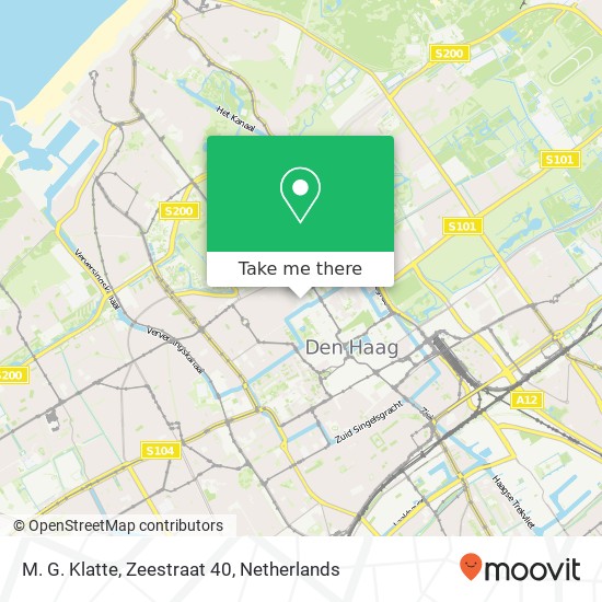 M. G. Klatte, Zeestraat 40 map