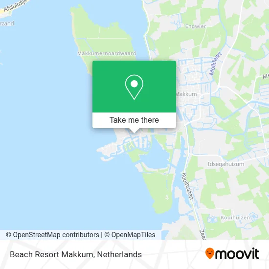 Beach Resort Makkum map