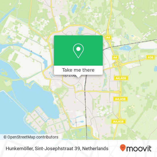 Hunkemöller, Sint-Josephstraat 39 map