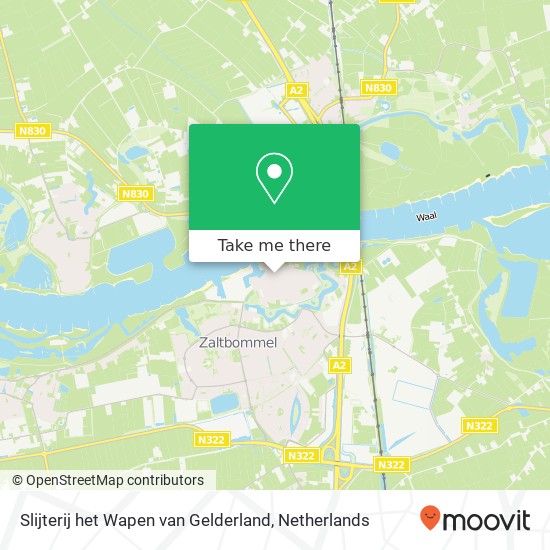 Slijterij het Wapen van Gelderland Karte