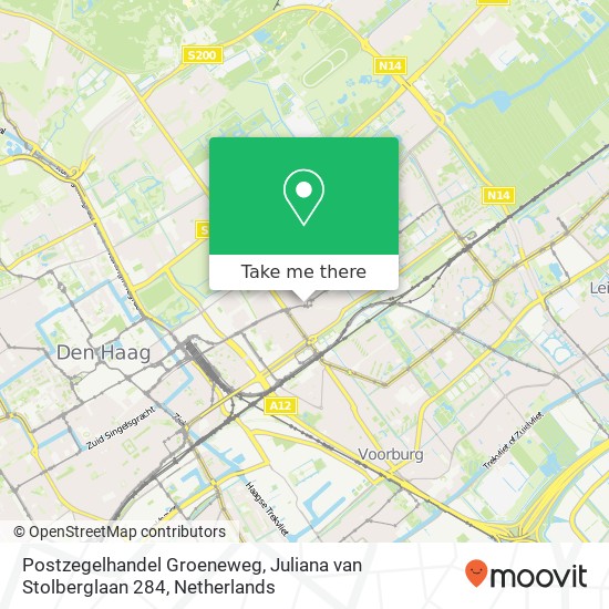 Postzegelhandel Groeneweg, Juliana van Stolberglaan 284 map