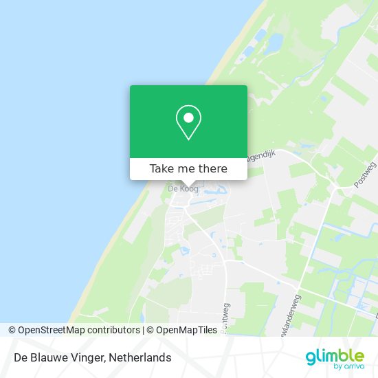 De Blauwe Vinger map