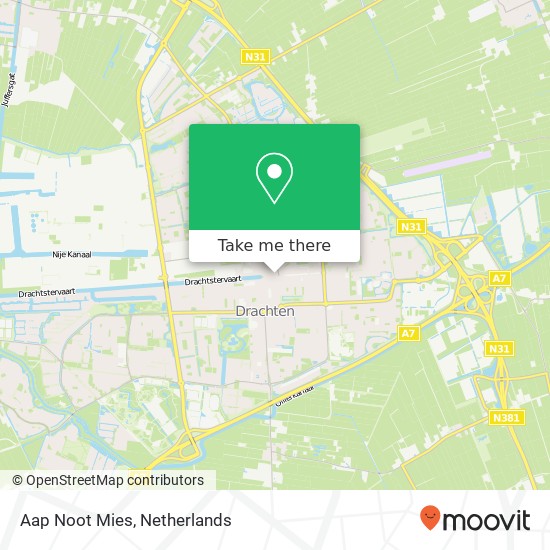 Aap Noot Mies map