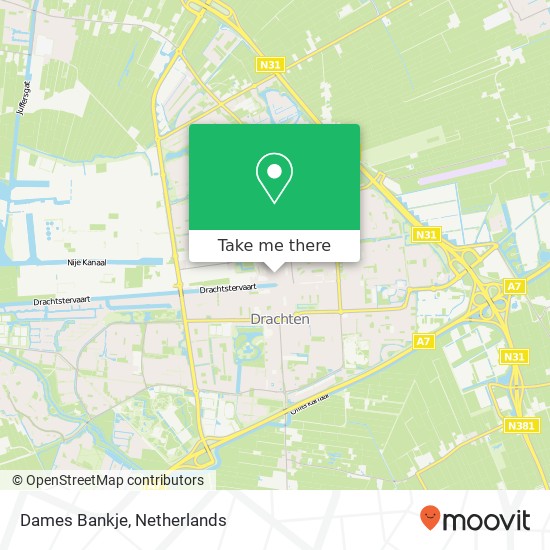 Dames Bankje map