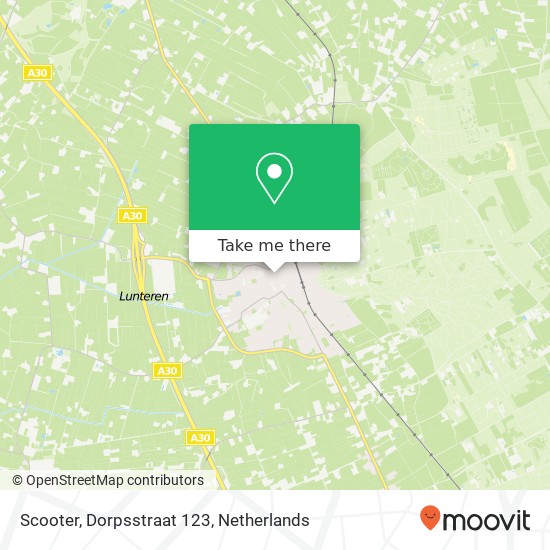 Scooter, Dorpsstraat 123 map