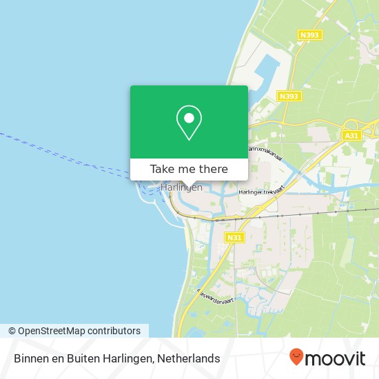 Binnen en Buiten Harlingen Karte