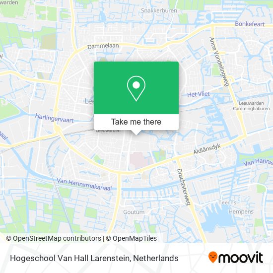 Hogeschool Van Hall Larenstein map