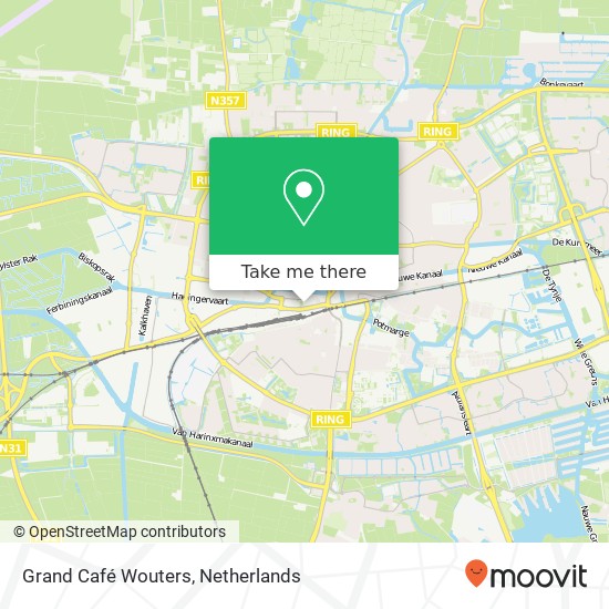 Grand Café Wouters map