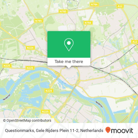 Questionmarks, Gele Rijders Plein 11-2 map