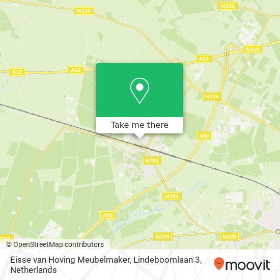 Eisse van Hoving Meubelmaker, Lindeboomlaan 3 map