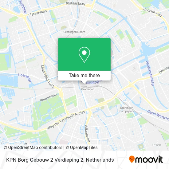 KPN Borg Gebouw 2 Verdieping 2 map
