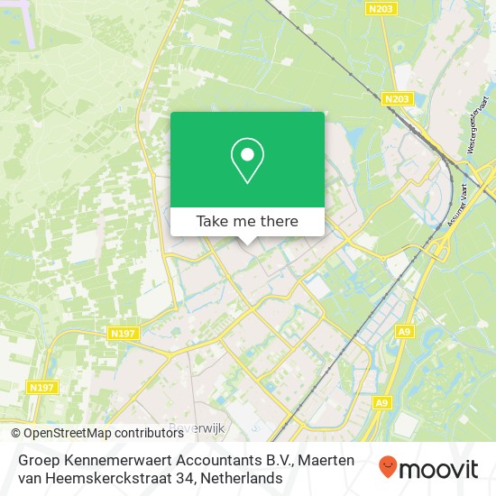 Groep Kennemerwaert Accountants B.V., Maerten van Heemskerckstraat 34 map