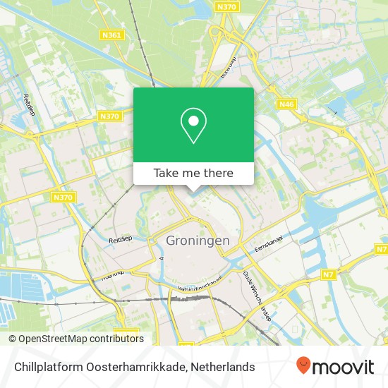 Chillplatform Oosterhamrikkade map