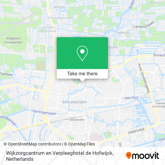 Wijkzorgcentrum en Verpleeghotel de Hofwijck map