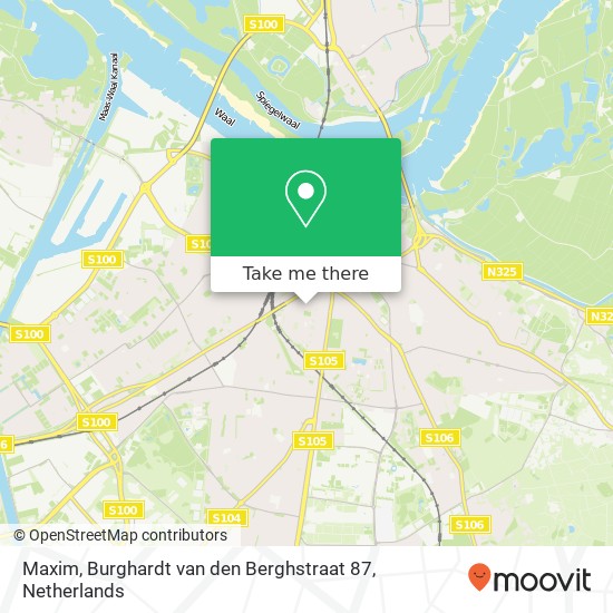 Maxim, Burghardt van den Berghstraat 87 map