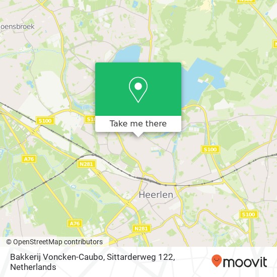 Bakkerij Voncken-Caubo, Sittarderweg 122 Karte