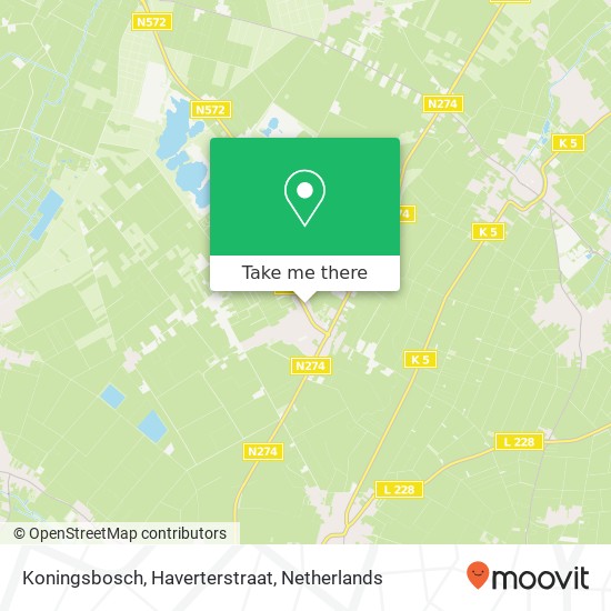 Koningsbosch, Haverterstraat map