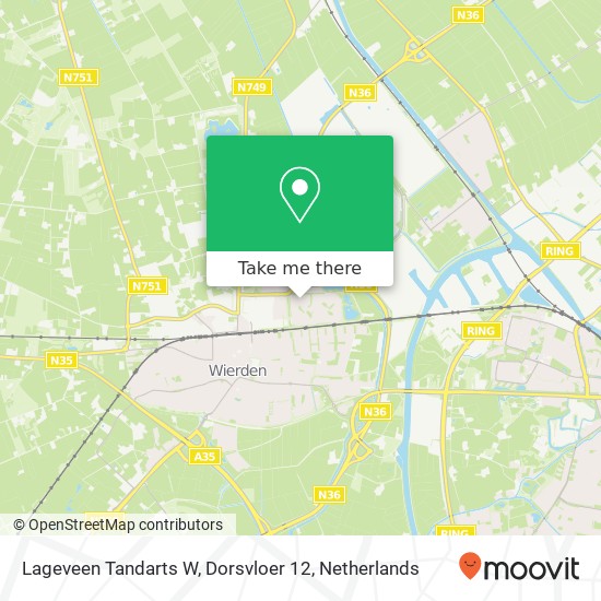 Lageveen Tandarts W, Dorsvloer 12 map