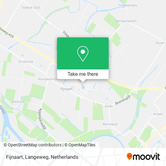 Fijnaart, Langeweg Karte