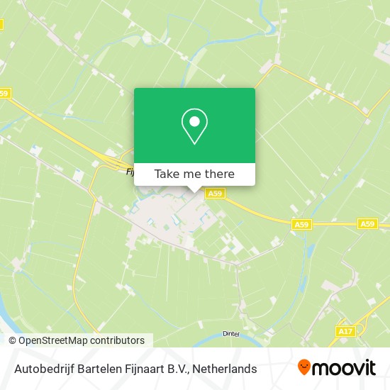 Autobedrijf Bartelen Fijnaart B.V. map