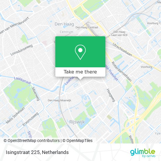 Isingstraat 225 Karte