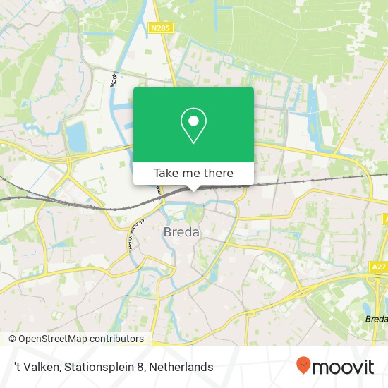 't Valken, Stationsplein 8 map