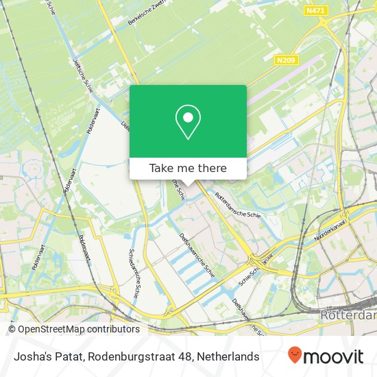 Josha's Patat, Rodenburgstraat 48 Karte