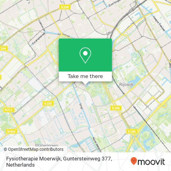 Fysiotherapie Moerwijk, Guntersteinweg 377 Karte