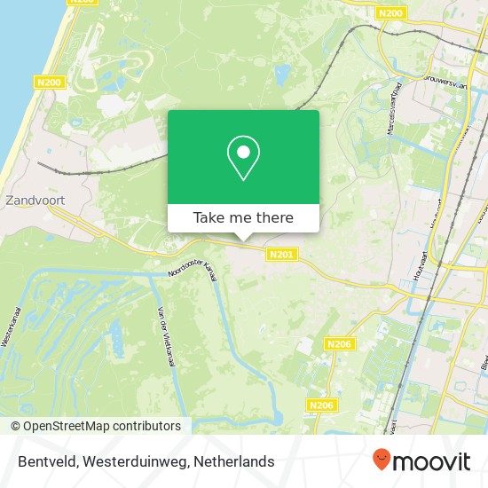 Bentveld, Westerduinweg map