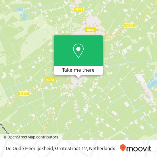 De Oude Heerlijckheid, Grotestraat 12 map