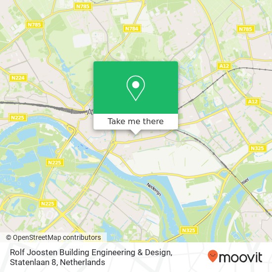 Rolf Joosten Building Engineering & Design, Statenlaan 8 map