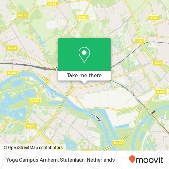 Yoga Campus Arnhem, Statenlaan map