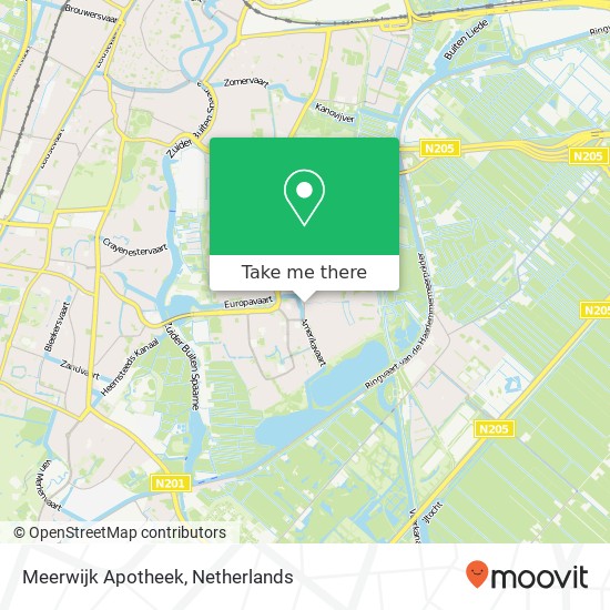 Meerwijk Apotheek map