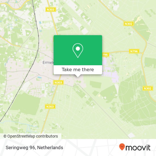 Seringweg 96 map