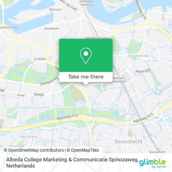 Albeda College Marketing & Communicatie Spinozaweg Karte