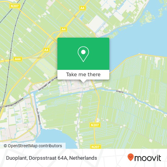 Duoplant, Dorpsstraat 64A map